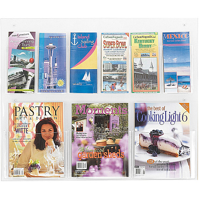 Safco Nine Compartment Magazine/Pamphlet Display (SAF5666CL)