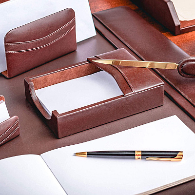 Dacasso Leather Memo Holder (A3409)