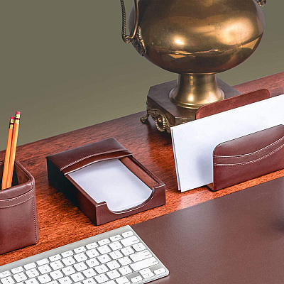 Dacasso Leather Memo Holder (A3409)