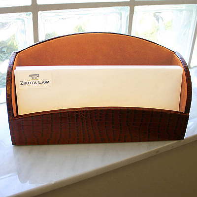 Dacasso Letter Holder with 2 Slots (A2008)