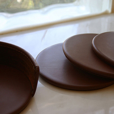 Dacasso Coaster Set with Holder (A3245)