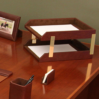 Dacasso Double Front Load Letter / Legal Trays (A3020)
