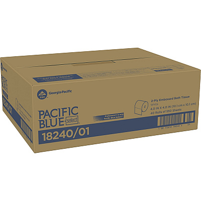 Pacific Blue Select Standard-Roll Embossed Toilet Paper (GPC1824001)