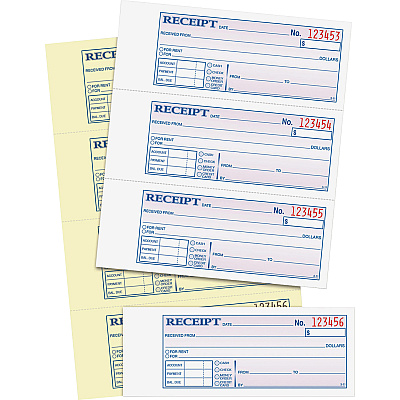 Adams Money/Rent Receipt Book (ABFDC1182)