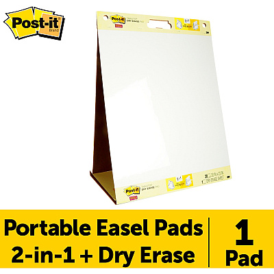 Post-it Super Sticky Tabletop Easel Pad with Dry Erase Surface (MMM563DE)