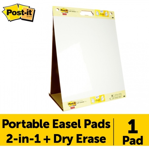 Post-it Super Sticky Tabletop Easel Pad with Dry Erase Surface (563DE)