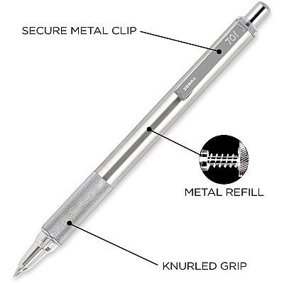 Zebra 7 Series F-701 Retractable Ballpoint Pen (ZEB29411)