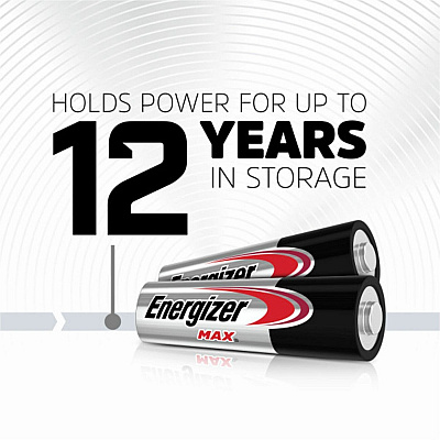 Energizer Max Alkaline AA Batteries (EVEE91)