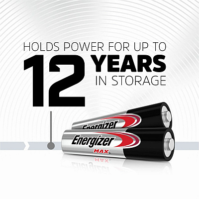 Energizer Max Alkaline AAA Batteries (EVEE92)