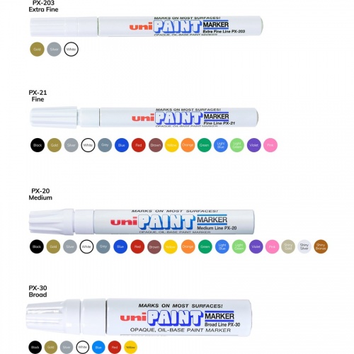 uni-ball Uni-Paint PX-20 Oil-Based Medium Point Marker (63601)