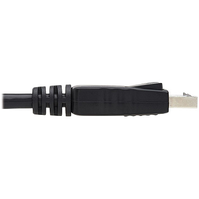 Eaton Tripp Lite Series DisplayPort Cable with Latching Connectors, 4K 60 Hz (M/M), Black, 6 ft. (1.83 m) (P580006)