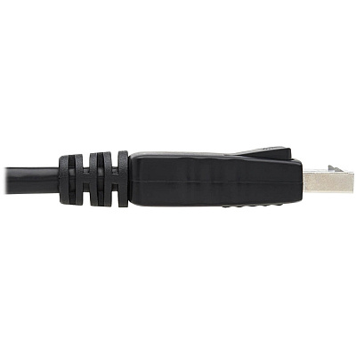 Eaton Tripp Lite Series DisplayPort Cable with Latching Connectors, 4K 60 Hz (M/M), Black, 10 ft. (3.05 m) (P580010)