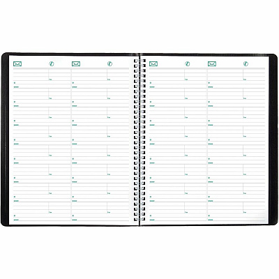 Blueline EcoLogix 14-Month Monthly Planner, 11" x 8-1/2" , English (CB435WBLK)