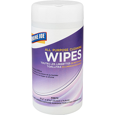 Genuine Joe All Purpose Cleaning Wipes (GJO49870)