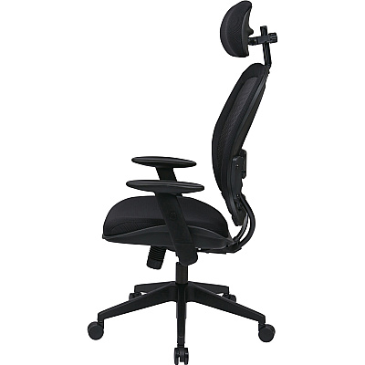 Office Star Professional Air Grid Chair with Adjustable Headrest (OSP55403)