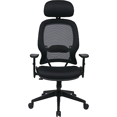 Office Star Professional Air Grid Chair with Adjustable Headrest (OSP55403)
