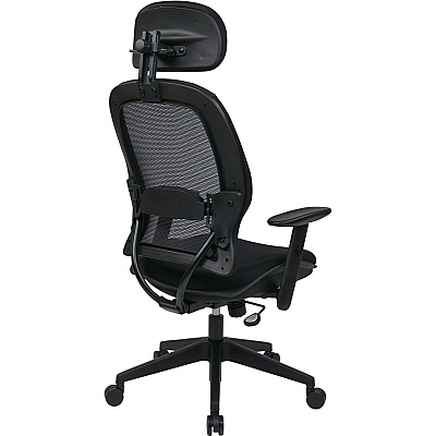Office Star Professional Air Grid Chair with Adjustable Headrest (OSP55403)