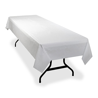 Genuine Joe Banquet-Size Plastic Tablecover (GJO10324)