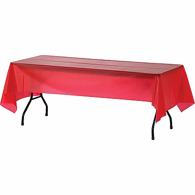 Genuine Joe Plastic Rectangular Table Covers (GJO10326)