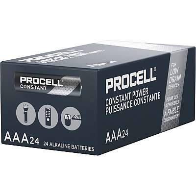 Duracell Procell Constant Power Alkaline AAA Batteries (DURPC2400BKD)
