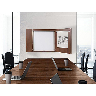 MasterVision 2-door Cherry Conference Cabinet (BVCCAB01010130)