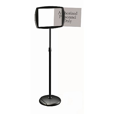 MasterVision Interchangeable Floor Pedestal Sign (BVCSIG05050505)