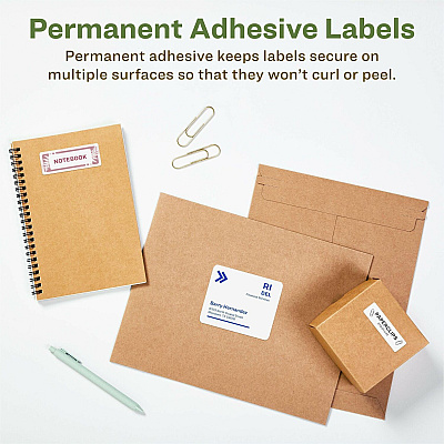 Avery Eco-Friendly Address Labels for Laser and Inkjet Printers, 1" x 2?" (AVE48160)