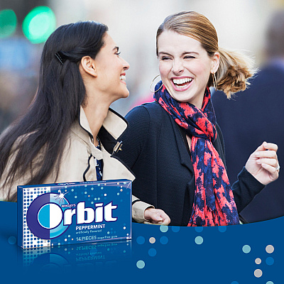 Orbit Peppermint Sugarfree Gum - 12 packs (MRS21486)