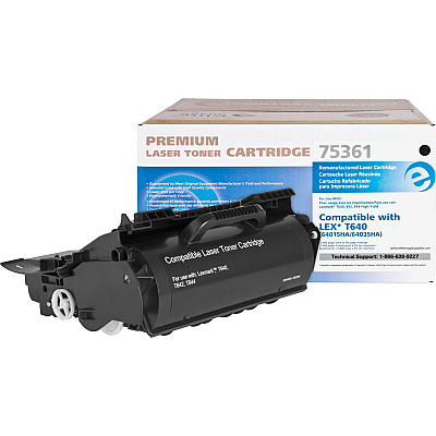 Elite Image Remanufactured High Yield Laser Toner Cartridge - Alternative for Lexmark 64015HA - Black - 1 Each (ELI75361)