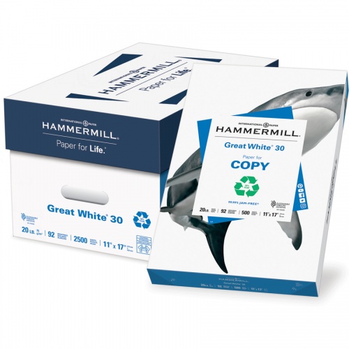 Hammermill Great White Recycled Copy Paper - White (86750)