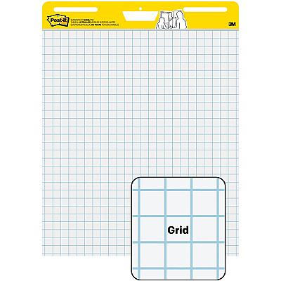 Post-it Self-Stick Easel Pad Value Pack with Faint Grid (MMM560VAD4PK)