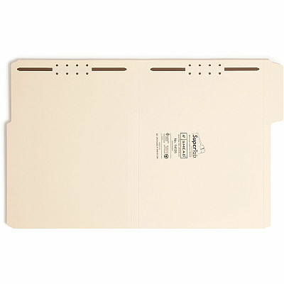 Smead SuperTab 1/3 Tab Cut Letter Recycled Fastener Folder (SMD14535)