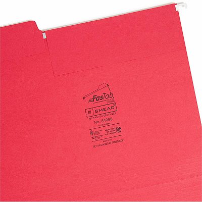 Smead FasTab 1/3 Tab Cut Letter Recycled Hanging Folder (SMD64096)