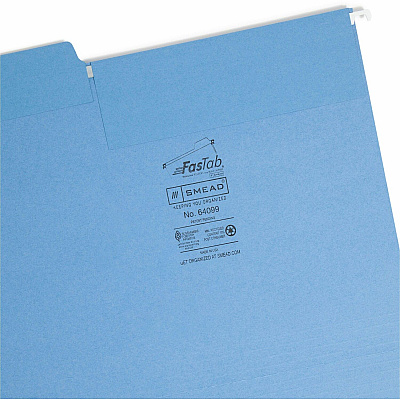 Smead FasTab 1/3 Tab Cut Letter Recycled Hanging Folder (SMD64099)