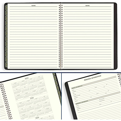AT-A-GLANCE Recycled Monthly Planner, 11 x 9, Black Cover, 13-Month: Jan 2026 to Jan 2027 (70260G05)