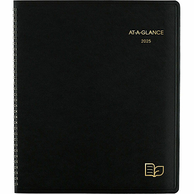 AT-A-GLANCE Recycled Monthly Planner, 11 x 9, Black Cover, 13-Month: Jan 2026 to Jan 2027 (70260G05)