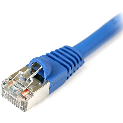 StarTech 50ft Blue Shielded Cat5e Patch Cable (S45PATCH50BL)