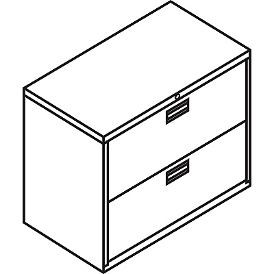 HON Brigade 600 H682 Lateral File (HON682LS)
