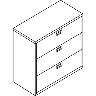 HON Brigade 600 H693 Lateral File (HON693LS)