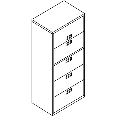HON Brigade 600 H675 Lateral File (HON675LS)