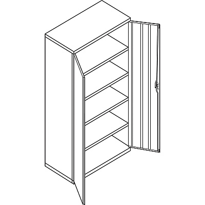 HON Brigade HSC2472 Storage Cabinet (HONSC2472L)