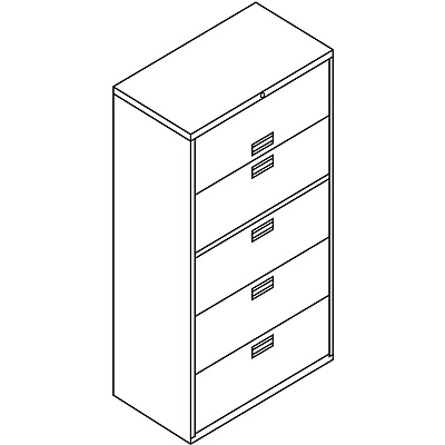 HON Brigade 600 H685 Lateral File (HON685LS)