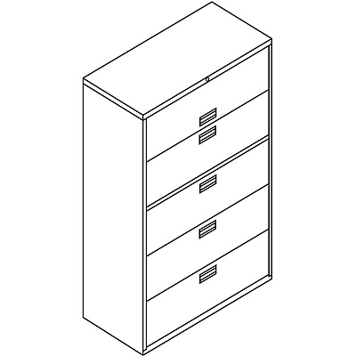 HON Brigade 600 H695 Lateral File (HON695LS)