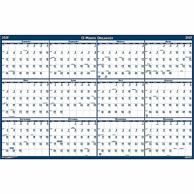 House of Doolittle Write-on Laminated Wall Planner (3961)