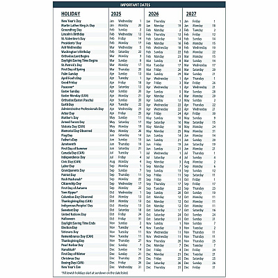 House of Doolittle Horizontal Format Recycled Weekly Planner (27802)