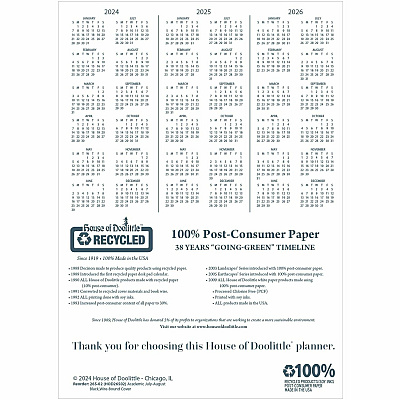 House of Doolittle 14-month Academic Monthly Planner (26502)