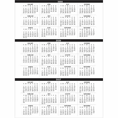 House of Doolittle Black on White Weekly Planner (HOD217102)