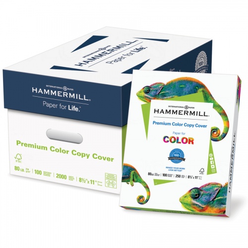 Hammermill Color Copy Cover for Color Copiers, Inkjet & Laser Printers - White (120023)