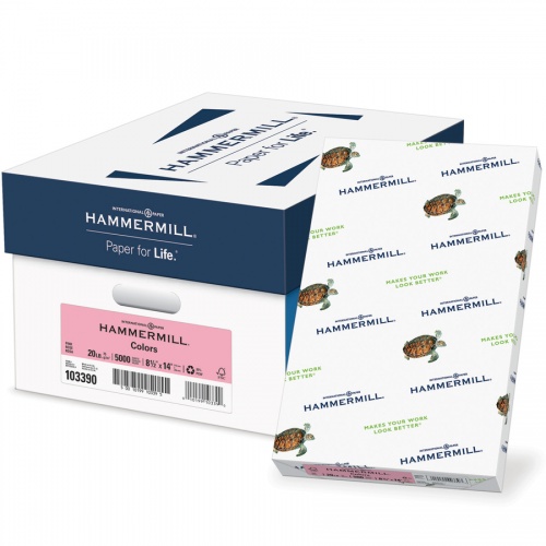 Hammermill Colors Recycled Copy Paper - Pink (103390)