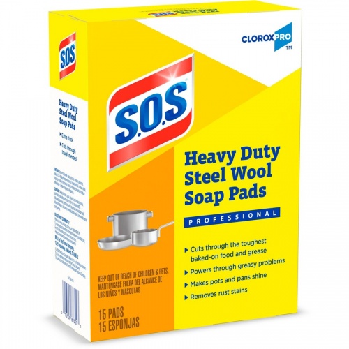 S.O.S... S.O.S.. Steal Wool Soap Pads (88320CT)